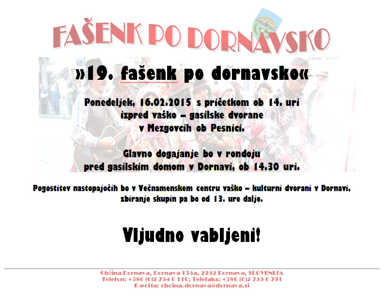 19. fašenk po dornavsko