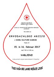 Februarska krvodajalska akcija 