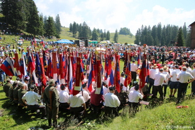 Spominska slovesnost na Menini planini