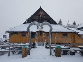 Prvi sneg pobelil Veliko planino