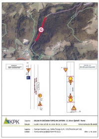 Začasna sprememba prometnega režima (lokalna cesta Rovt - Špitalič)