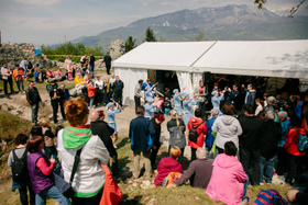 Prvomajsko praznovanje na Starem gradu nad Kamnikom