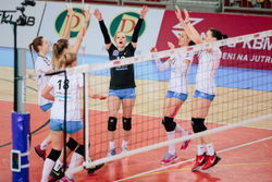 Odbojkarice Calcit Volleyballa zanesljivo v finale pokala