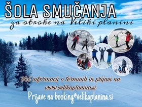 Šola smučanja na Veliki planini