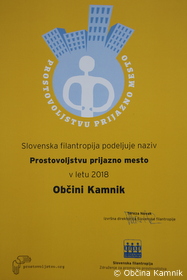 Občina Kamnik ponovno »Prostovoljstvu prijazno mesto«