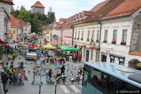 Otroci na Glavnem trgu rajali ob Evropskem tednu mobilnosti