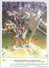 Začasne spremembe prometnega režima v ožjem in širšem območju Kamnika 