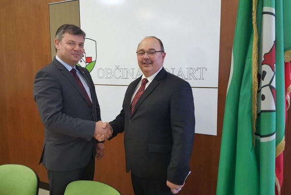 MINISTER ZA INFRASTRUKTURO, DR. PETER GAŠPERŠIČ NA OBISKU V OBČINI LENART