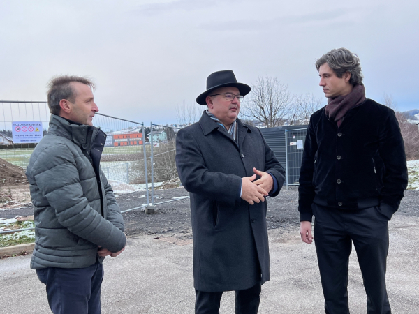 Občino Lenart obiskal minister Luka Mesec