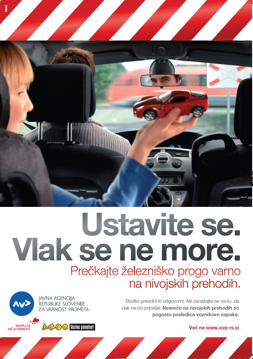 plakat- Ustavi se, vlak se ne more