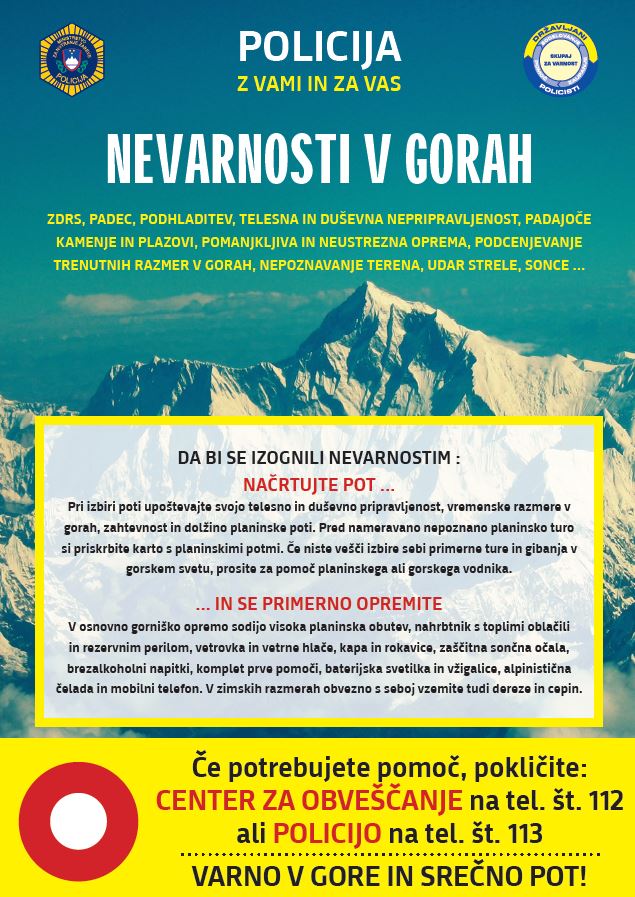 nevarnosti v gorah