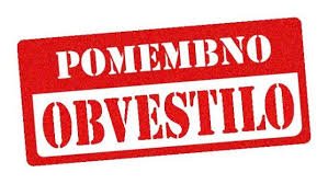 obvestilo