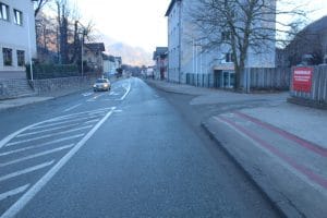 kraj dogodka prometne nesreče Jesenice