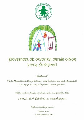 Slovesnost ob otvoritvi ograje okrog vrtca Črešnjevci-14.09.2010.jpg