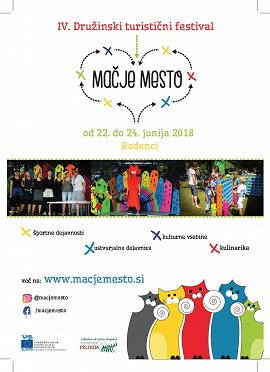 PLAKAT-Mačje mesto v Radencih-macji-informator-tisk-22-24.6.2018