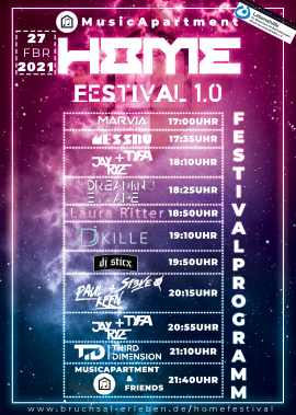 Bruchsal-Homefestival 1.0-Flyer back