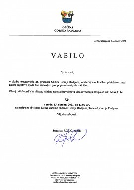 VABILO - visokovodni nasip ob Muri-13.10.2021