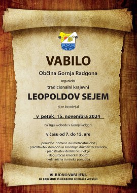 Leopoldov sejem v GR-15.11.2024