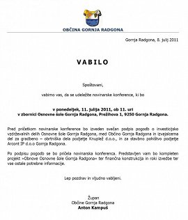 Vabilo na novinarsko konferenco in podpis pogodbe-OŠGR-11.07.2011.jpg