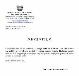 Obvestilo o zaprtju parkirišča pri AP v G Radgoni - 7 6 2014.jpg
