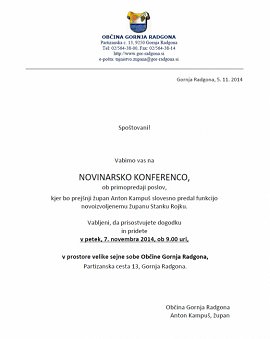 Vabilo na novinarsko konferenco - primopredaja-07.11.2014.jpg