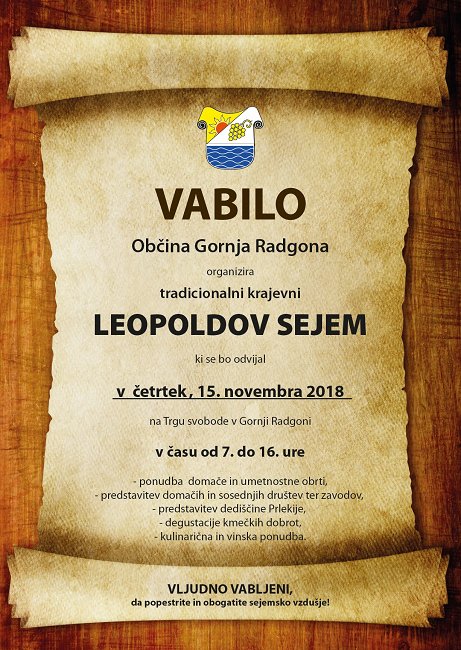 PLAKAT-Leopoldov sejem-15.11.2018