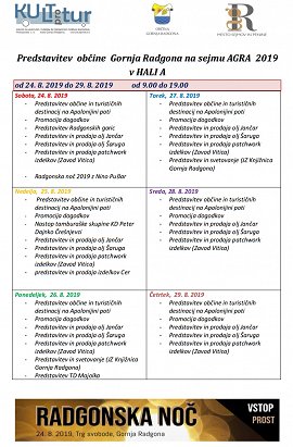 AGRA 2019-Predstavitev OGR na sejmu