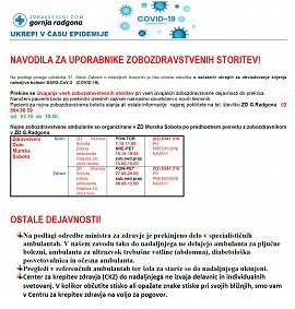 ZDGR-navodila uporabnikom epidemija COVID19-zobna-ostalo