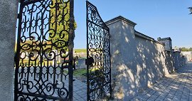 Pokopališče - obnova zidu