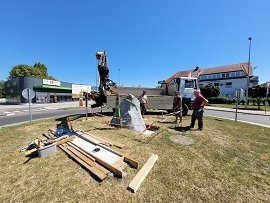 obnova krožišča pri meji