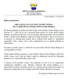 Izjava OGR za javnost-glede neurja 13.07.2023 na območju OGR-13.07.2023