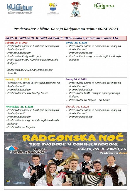 Predstavitev OGR, sejem AGRA 2023