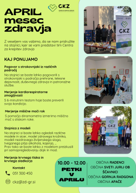 Mesec zdravja vse občine