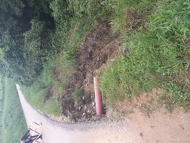 Zapora ceste Zbigovci - Police 1