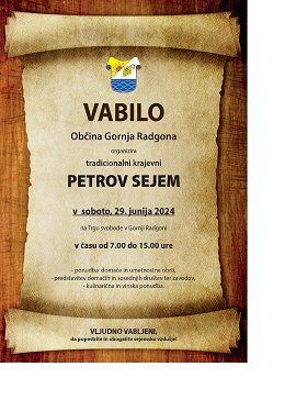 vabilo - plakat Petrov sejem 2024