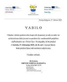 Vabilo - krajevne skupnosti, javni zavodi in širša zainteresirana javnost-27.2.2025