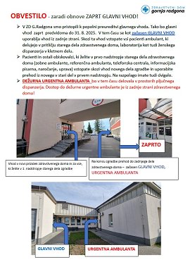 ZD GR-obvestilo gradnja vhoda-maj 2025
