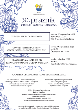Plakat_30.občinski praznik Občine Gornja Radgona